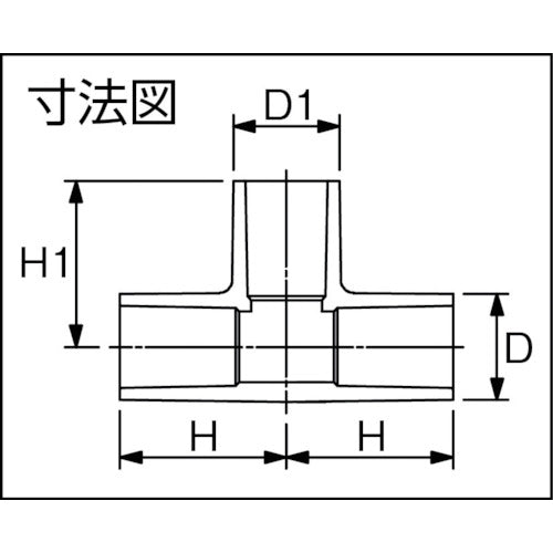 トーエー　ＴＳ継手　チーズ　２５　TST25　1 個