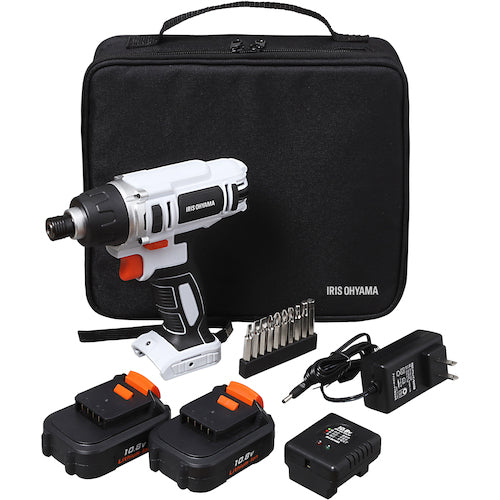 IRIS 100940 Rechargeable impact driver with soft case and 2 battery set JID80-C 1 unit