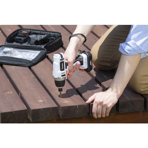 IRIS 100940 Rechargeable impact driver with soft case and 2 battery set JID80-C 1 unit