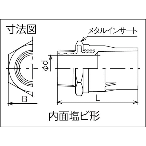 クボタケミックス　ＨＩメタルバルブソケット　ＨＩ−ＭＶＳ　１６　HIMVS16　1 個