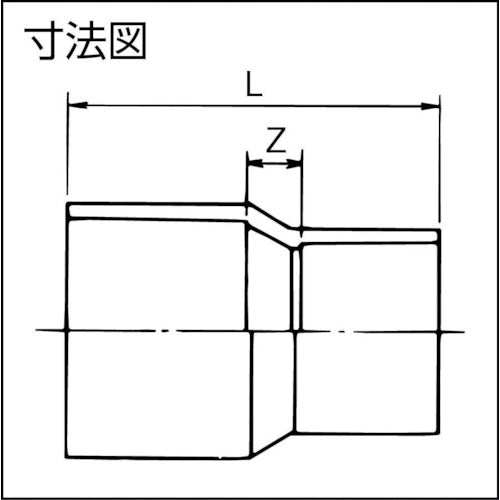 クボタケミックス　ＴＳ継手　異径ソケット　ＴＳ−Ｓ　１６Ｘ１３　TSS16X13　1 個