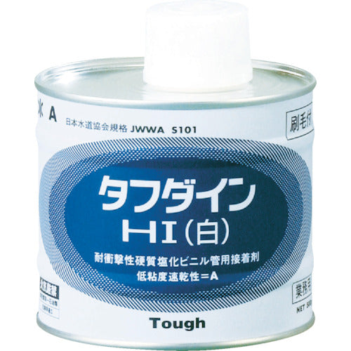 クボタケミックス　塩ビ用接着剤　タフダインＨＩ白　１ＫＧ　WHITE1KG　1 缶