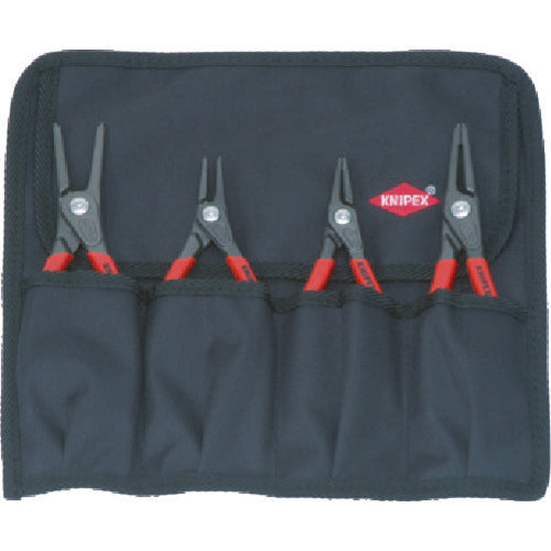 ＫＮＩＰＥＸ　４本組　スナップリングプライヤー　001957　1 Ｓ