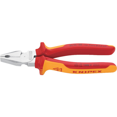 KNIPEX 1000V Insulated Heavy Duty Pliers 180mm 0206-180 1 Pcs