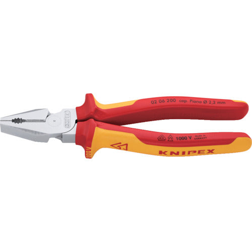 KNIPEX 1000V Insulated Heavy Duty Pliers 200mm 0206-200 1 Pcs