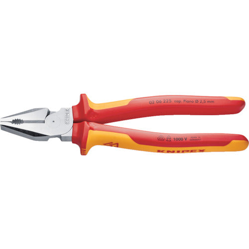 KNIPEX 1000 V절연 강력형 펜치 225 mm 0206-225 1 丁