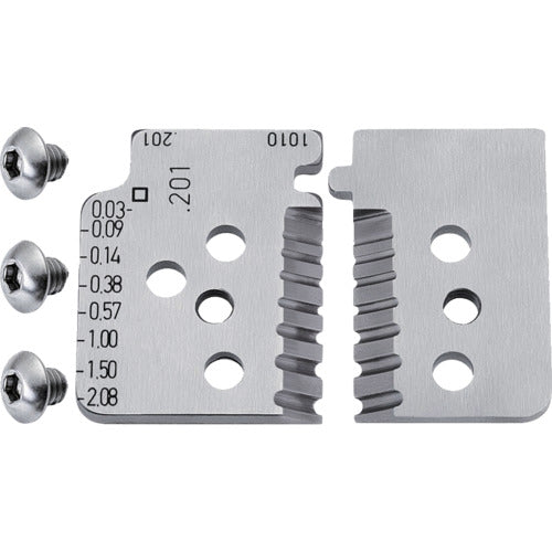 KNIPEX 정밀 와이어 스트리퍼 1219-02용 블레이드 1219-02 1조