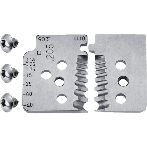 ＫＮＩＰＥＸ　精密ワイヤーストリッパー　１２１９−０６用替刃　1219-06　1 組