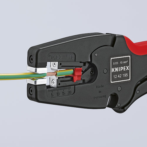KNIPEX 멀티 스트리퍼 10 1242-195 1 丁