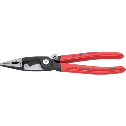 KNIPEX 일렉트로 플라이어 록 부착 200mm 1391-200 1 丁