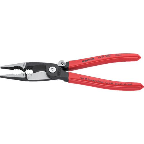 KNIPEX 일렉트로 플라이어 록 부착 200mm 1391-200 1 丁