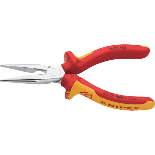 ＫＮＩＰＥＸ　絶縁１０００Ｖラジオペンチ　１６０ｍｍ　2506-160　1 丁