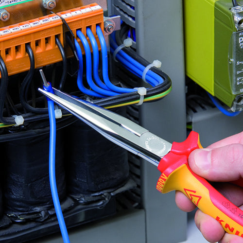 ＫＮＩＰＥＸ　絶縁１０００Ｖロングラジオペンチ　２００ｍｍ　2616-200　1 丁