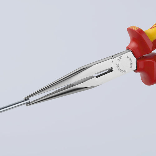 ＫＮＩＰＥＸ　絶縁１０００Ｖロングラジオペンチ　２００ｍｍ　2616-200　1 丁
