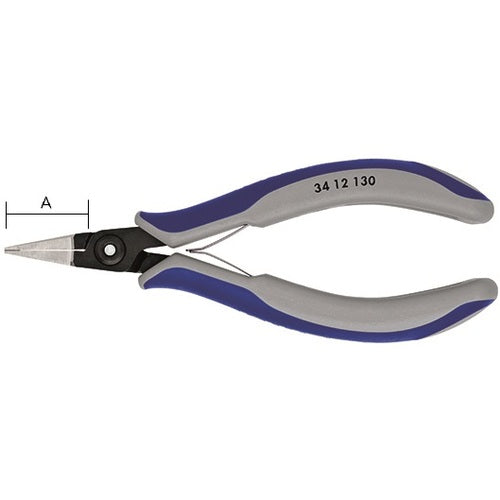 KNIPEX 정밀용 플라이어 평 130mm 3412-130 1 쵸