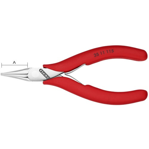 KNIPEX Precision Pliers, Flat, 115mm, 3511-115, 1 piece