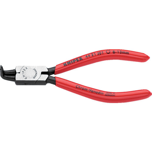 ＫＮＩＰＥＸ　穴用スナップリングプライヤー９０度　８−１３ｍｍ　4421-J01　1 丁