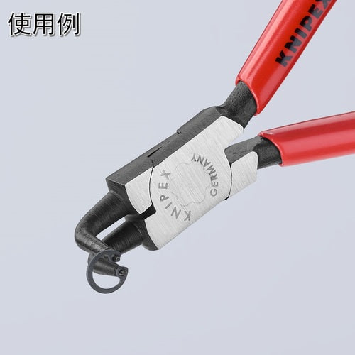 ＫＮＩＰＥＸ　穴用スナップリングプライヤー９０度　８−１３ｍｍ　4421-J01　1 丁