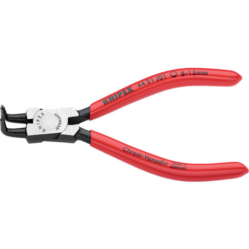 ＫＮＩＰＥＸ　穴用スナップリングプライヤー９０度　８−１３ｍｍ　4421-J01　1 丁