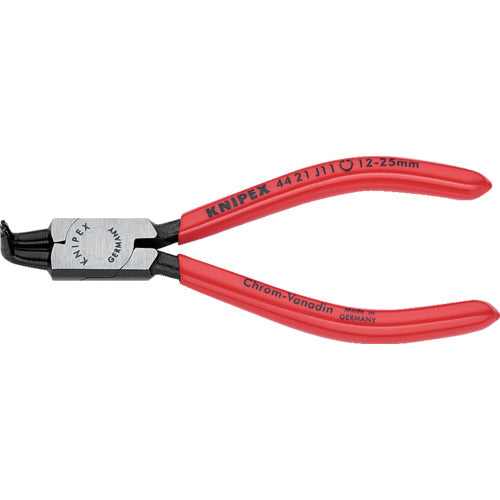 ＫＮＩＰＥＸ　穴用スナップリングプライヤー９０度　１２−２５ｍｍ　4421-J11　1 丁