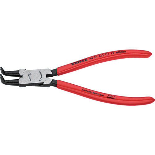 ＫＮＩＰＥＸ　穴用スナップリングプライヤー９０度　１９−６０ｍｍ　4421-J21　1 丁