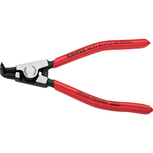 ＫＮＩＰＥＸ　軸用スナップリングプライヤー９０度　１０−２５ｍｍ　4621-A11　1 丁