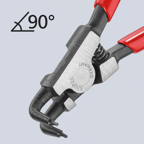 ＫＮＩＰＥＸ　軸用スナップリングプライヤー９０度　１０−２５ｍｍ　4621-A11　1 丁