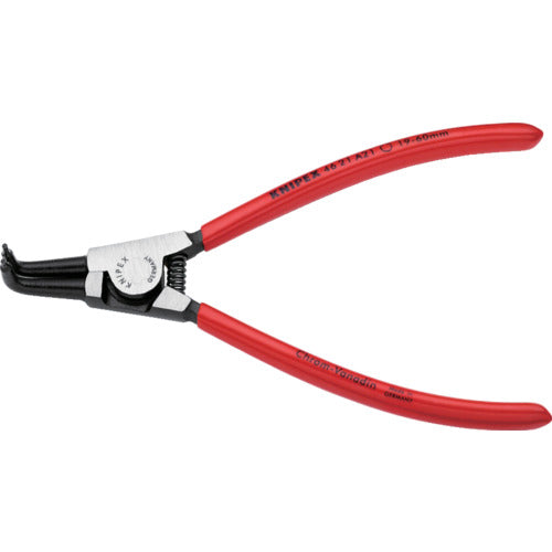 ＫＮＩＰＥＸ　軸用スナップリングプライヤー９０度　１９−６０ｍｍ　4621-A21　1 丁