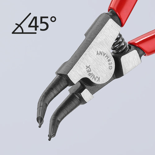 ＫＮＩＰＥＸ　軸用リングプライヤー４５度　３−１０ｍｍ　4631-A02　1 丁