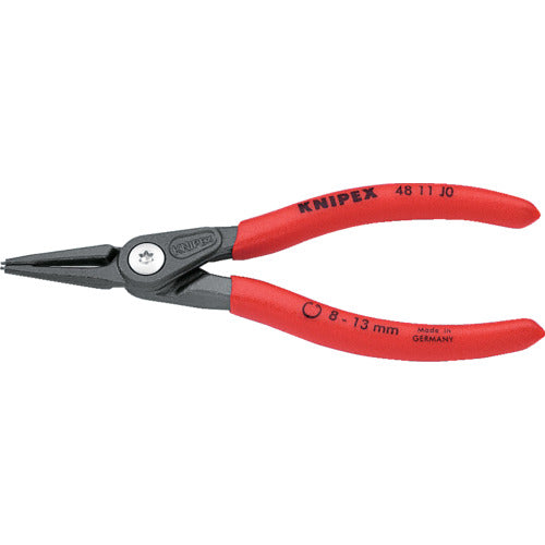 ＫＮＩＰＥＸ　穴用スナップリングプライヤー　８−１３ｍｍ　4811-J0　1 丁
