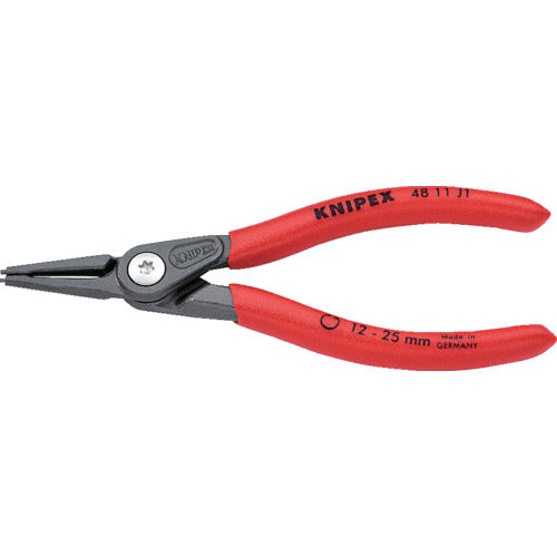 ＫＮＩＰＥＸ　穴用スナップリングプライヤー　１２−２５ｍｍ　4811-J1　1 丁