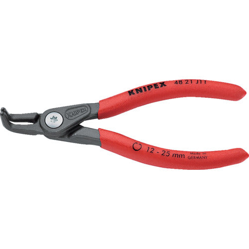 KNIPEX Snap Ring Pliers for Holes - 90 Degrees 12-25mm 4821-J11 1 Piece