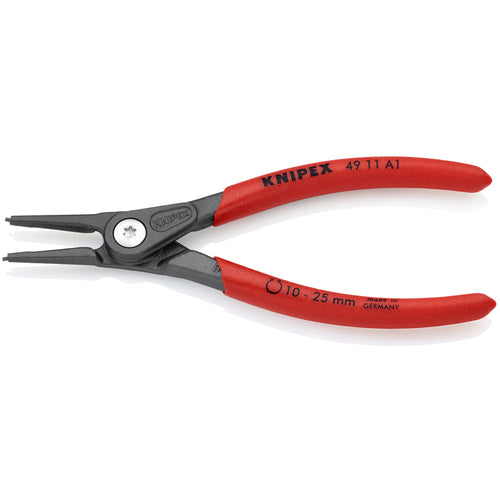 ＫＮＩＰＥＸ　軸用スナップリングプライヤー　１０−２５ｍｍ　4911-A1　1 丁