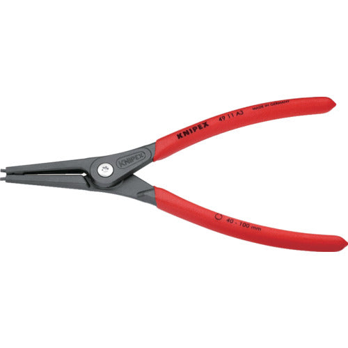 ＫＮＩＰＥＸ　軸用スナップリングプライヤー　４０−１００ｍｍ　4911-A3　1 丁