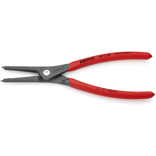 ＫＮＩＰＥＸ　軸用スナップリングプライヤー　４０−１００ｍｍ　4911-A3　1 丁