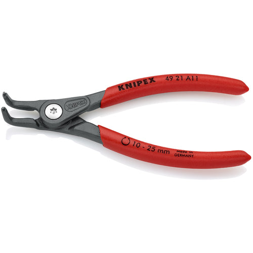 ＫＮＩＰＥＸ　軸用スナップリングプライヤー９０度　１０−２５ｍｍ　4921-A11　1 丁