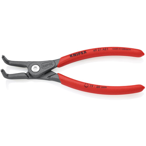 ＫＮＩＰＥＸ　軸用スナップリングプライヤー９０度　１９−６０ｍｍ　4921-A21　1 丁