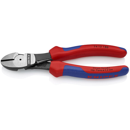 ＫＮＩＰＥＸ　強力型ニッパー　バネ付　１８０ｍｍ　7412-180　1 丁