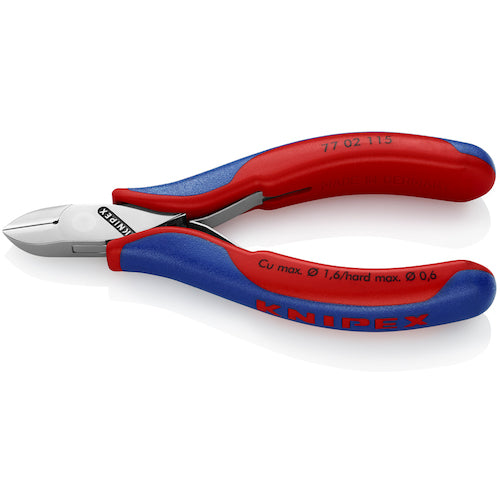 ＫＮＩＰＥＸ　１１５ｍｍ　精密用ニッパー　１１５ｍｍ　7702-115　1 丁