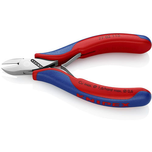 ＫＮＩＰＥＸ　１１５ｍｍ　精密用ニッパー　１１５ｍｍ　7702-115　1 丁