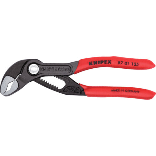 KNIPEX Mini Water Pump Pliers Cobra Soft Plastic Handle 125mm 8701-125 1 piece