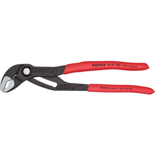 KNIPEX Water Pump Pliers Cobra Soft Plastic Handle 250mm 8701-250 1 piece