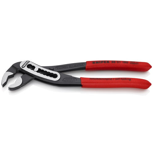 ＫＮＩＰＥＸ　ウォーターポンププライヤー　アリゲーター　ソフトプラスチックハンドル　１８０ｍｍ　8801-180　1 丁