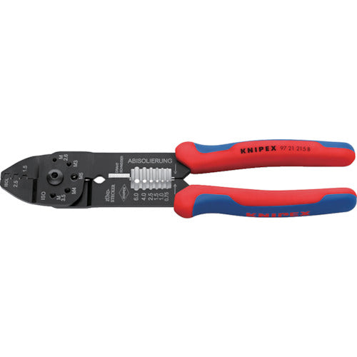 KNIPEX 압착 펜치 215mm 9721-215B 1 쵸