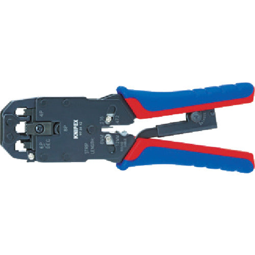 ＫＮＩＰＥＸ　プラグ用圧着ペンチ　２００ｍｍ　9751-12　1 丁