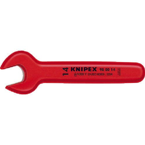KNIPEX Insulated Single End Wrench 14mm 9800-14 1pc