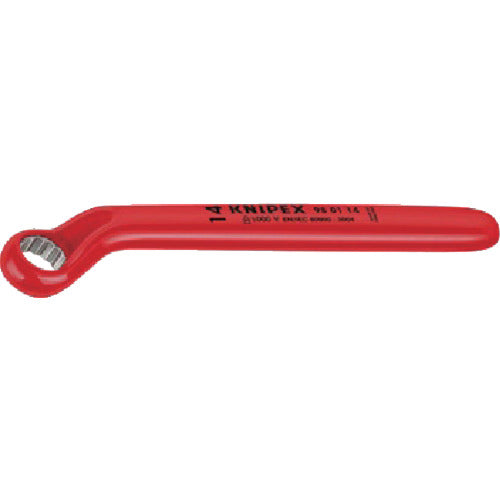 KNIPEX 절연 편구 안경 렌치 8mm 9801-08 1 쵸