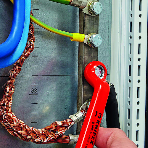 KNIPEX 절연 편구 안경 렌치 14mm 9801-14 1 정