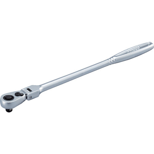 TONE ratchet handle, swivel type, 72 teeth, 6.35mm socket, 222mm overall length, RH2FHX, 1 pc