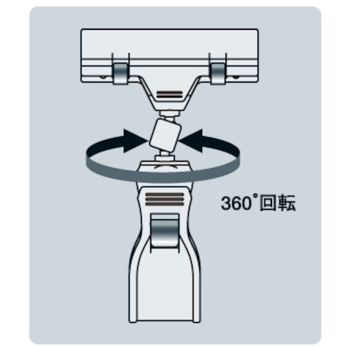 ＴＲＵＳＣＯ　ホルダー式クリップ　大型ワイドクリップ＋ジョイント１連＋大型クリッ　TC-LC1LC3-1　1 個